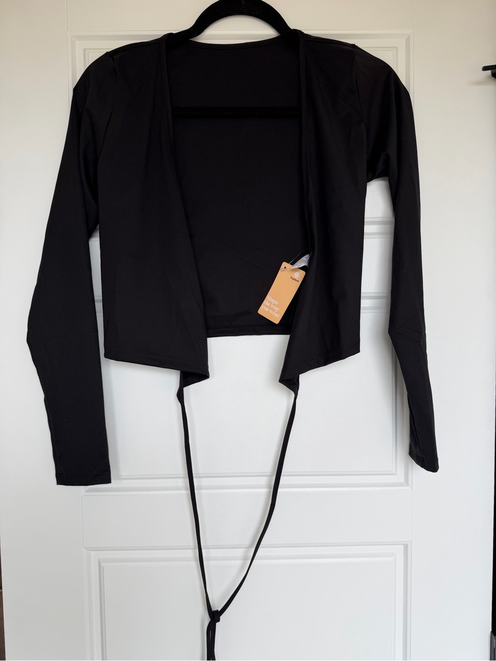 NWT Popilush Two-Way Long Sleeve Ballet Wrap Cardigan
